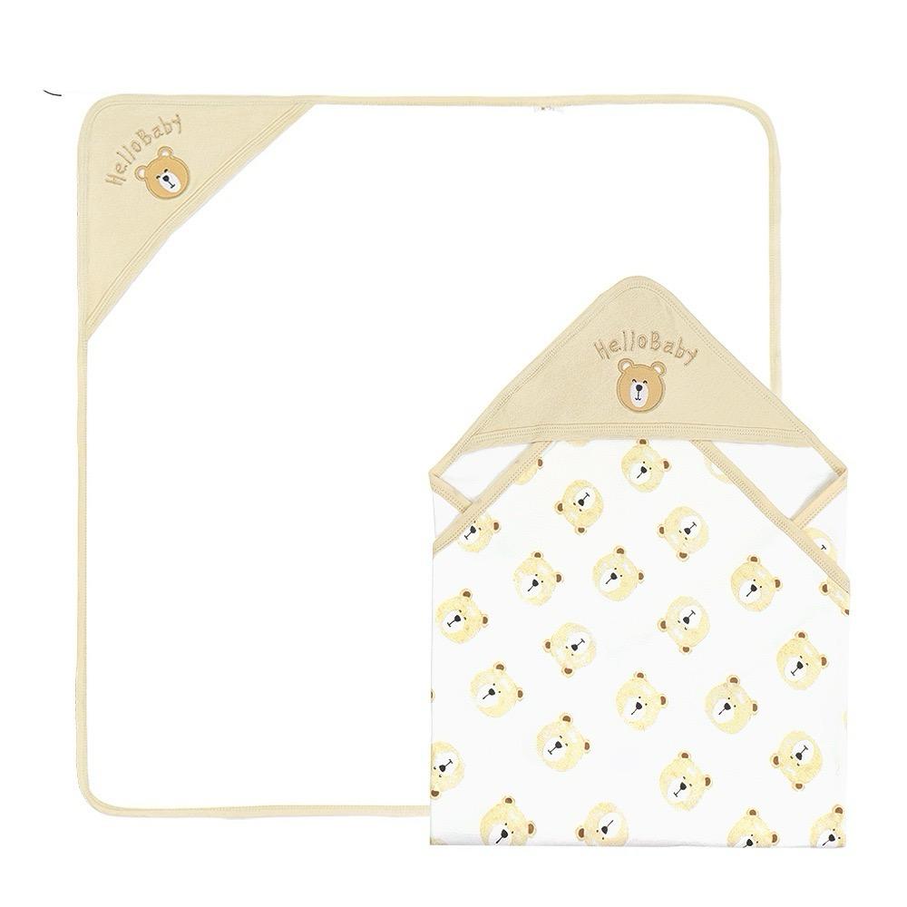 Babylove Newborn Hooded Blanket Cotton 76*76cm
